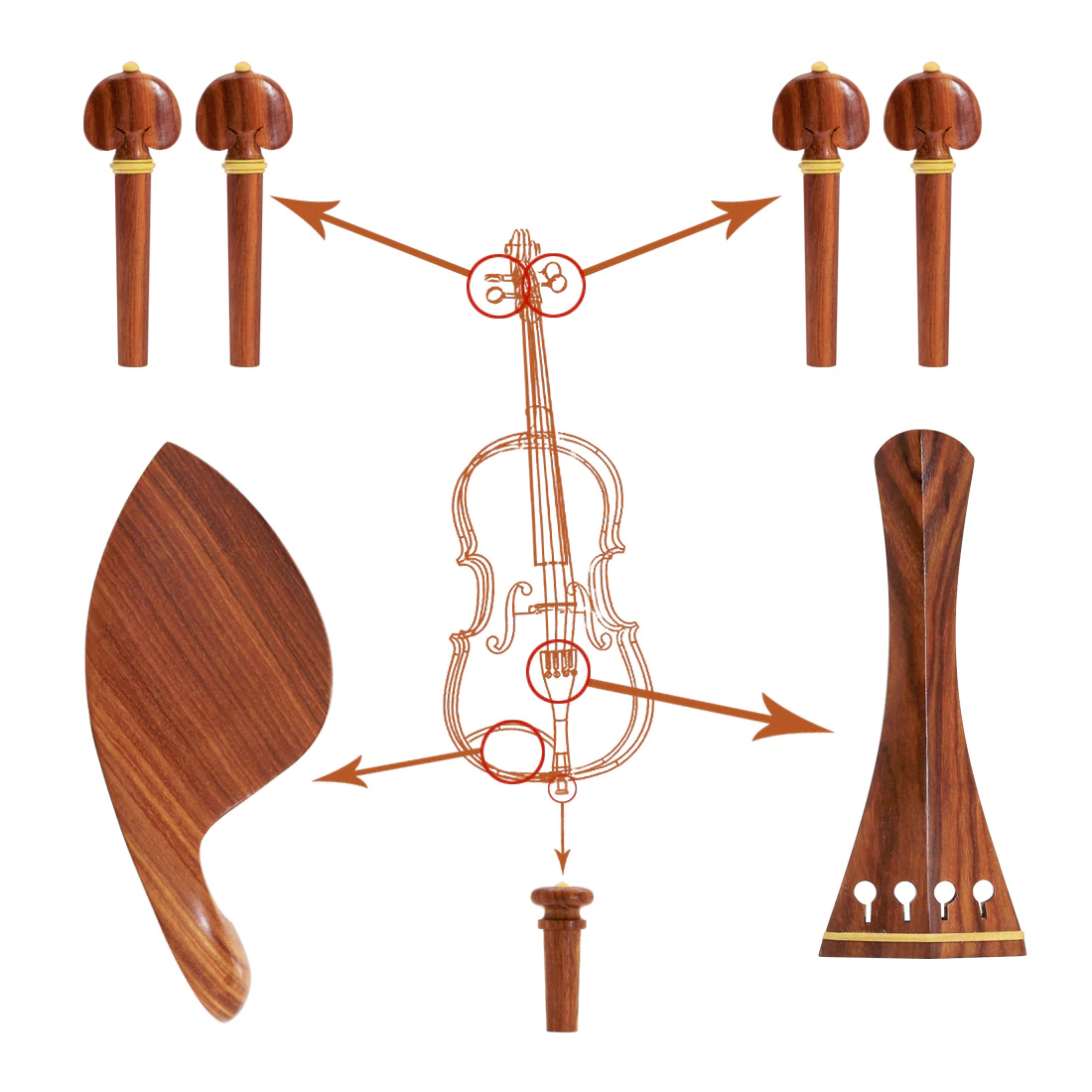 Violin Accessories Schematic diagram